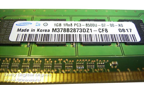 Samsung DDR3 наклейка 1