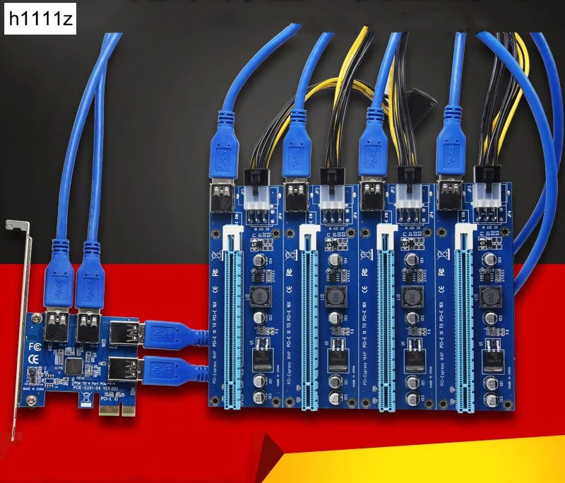Как подключить 6 видеокарт к материнской плате для майнинга