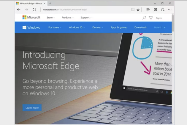 Альтернатива любой версии Google Chrome: Microsoft Edge