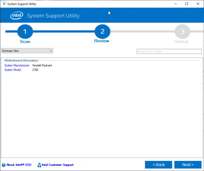 Утилита System Support Utility for Windows