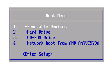 Как войти в Boot Menu