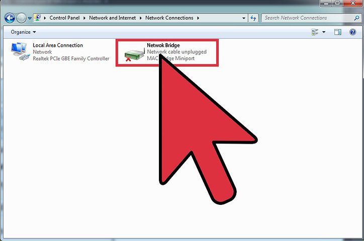 Как настроить сетевой мост на windows 7