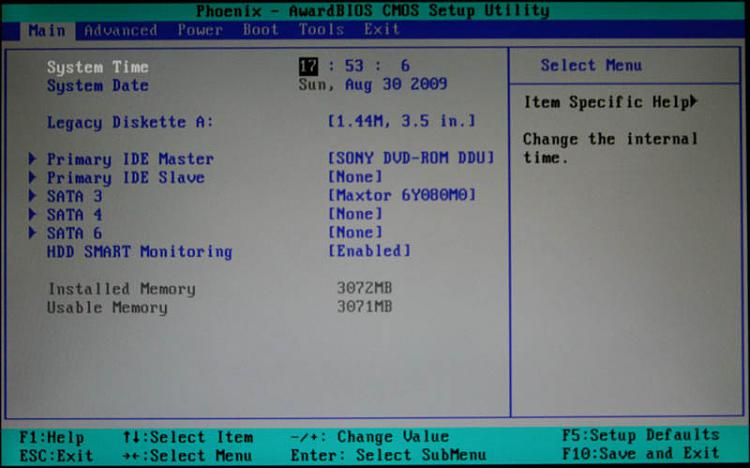 ΠΠ°ΡΡΡΠΎΠΉΠΊΠ° Π΄Π°ΡΡ ΠΈ Π²ΡΠ΅ΠΌΠ΅Π½ΠΈ Π² BIOS