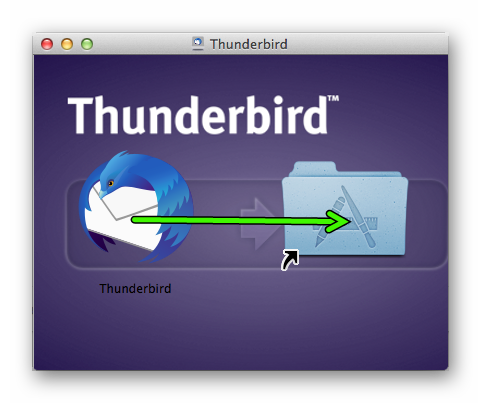 Установка Mozilla Thunderbird для Mac OS