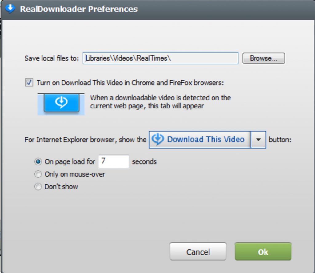 Утилита Realdownloader