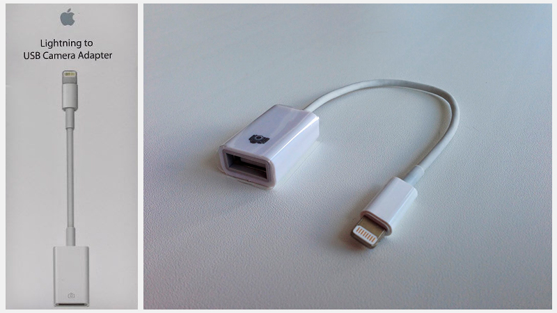 USB-ΠΊΠ°Π±Π΅Π»Ρ Π΄Π»Ρ ΠΏΠΎΠ΄ΠΊΠ»ΡΡΠ΅Π½ΠΈΡ ΡΠ»Π΅ΡΠΊΠΈ ΠΊ IPad