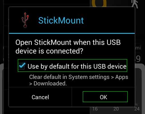 ΠΠΎΠ΄ΠΊΠ»ΡΡΠ΅Π½ΠΈΠ΅ ΡΠ»Π΅ΡΠΊΠΈ ΠΊ Android Ρ ΠΏΠΎΠΌΠΎΡΡΡ StickMount