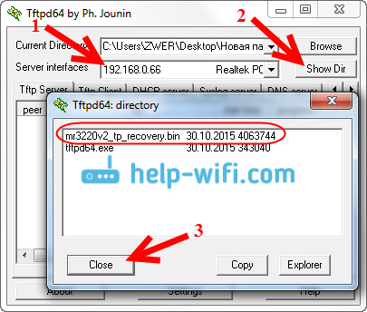 Восстанавливаем Tp-Link через Tftpd