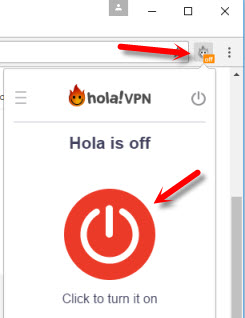 Unlimited Free VPN - Hola в браузере Хром