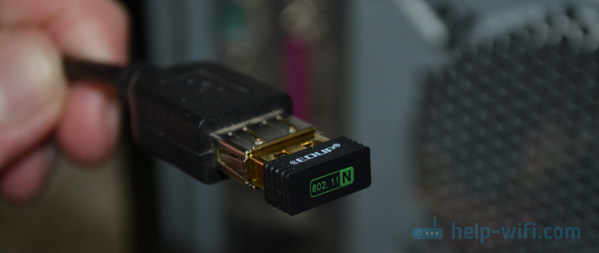 Подключение USB Wi-Fi адаптера EDUP к ПК