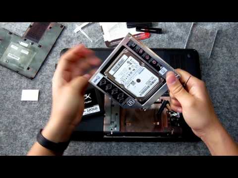 Как установить SSD вместо DVD в ноутбуке HP G6