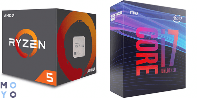  AMD Ryzen 5 2600X с сокетом АМ4 и Intel Core i7-9700K с сокетом 1151