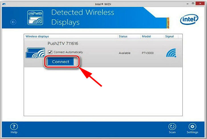Программа Intel Wireless Display
