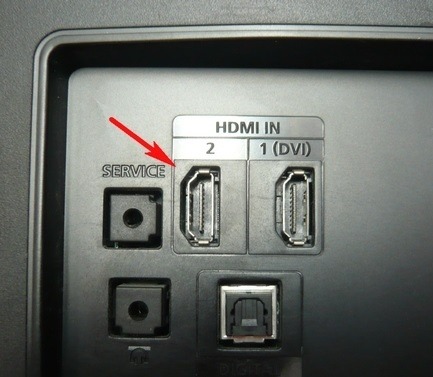 елевизору через HDMI