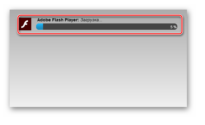 Процесс установки Adobe Flash Player