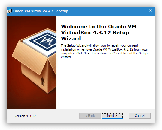 Установка программы VirtualBox