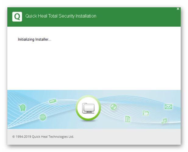 Quick Heal Total Security автоматический запуск установщика антивируса после загрузки файлов