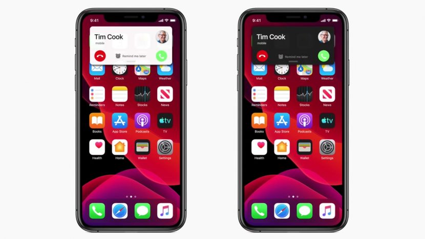 Уведомление о звонке iOS 14