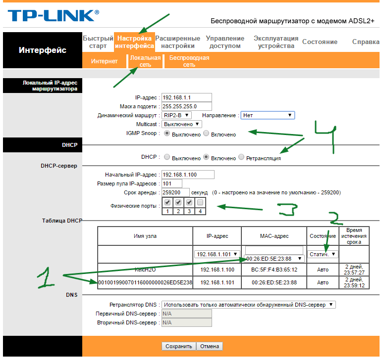 Настройка модема TP-LINK TD-W8961ND