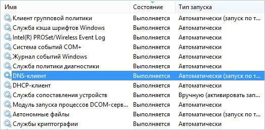 Активация служб Windows