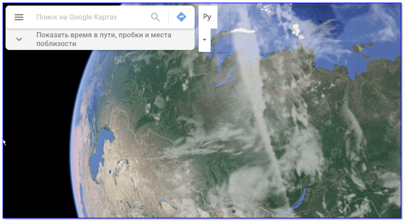 Карта высот google