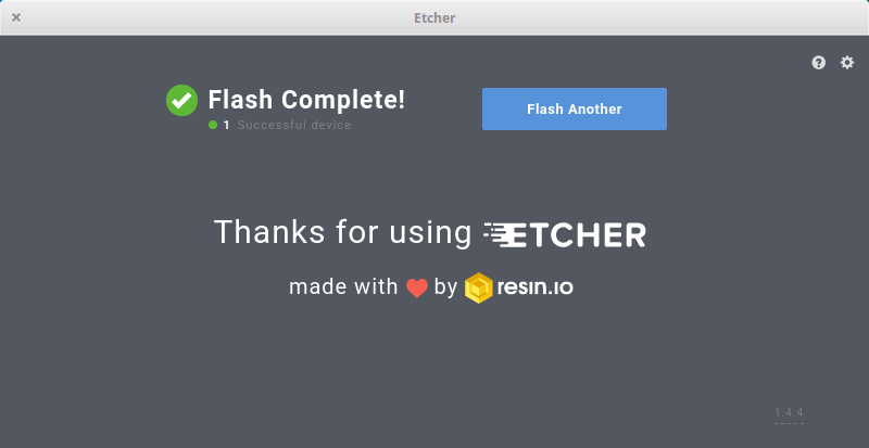 Etcher. Выбор ISO образа