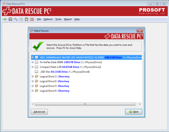 data rescue PC 3.2 