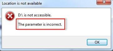 parameter-is-incorrect