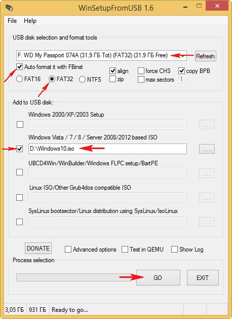 Как сделать переносной жёсткий диск USB мультизагрузочным и установить с него Windows  7, 8.1, 10