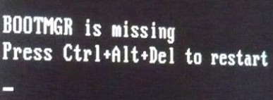 «BOOTMGR is missing. Press Ctrl+Alt+Del to restart»: восстановление загрузки Windows 7, 10, XP