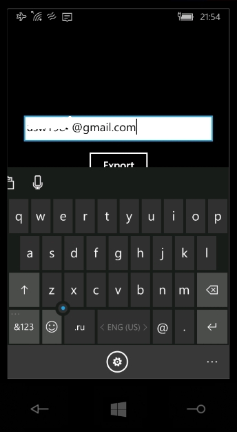 Копирование контактов из Windows 10 Mobile в Андроид и наоборот