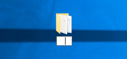 Невидимое название папки Windows 10