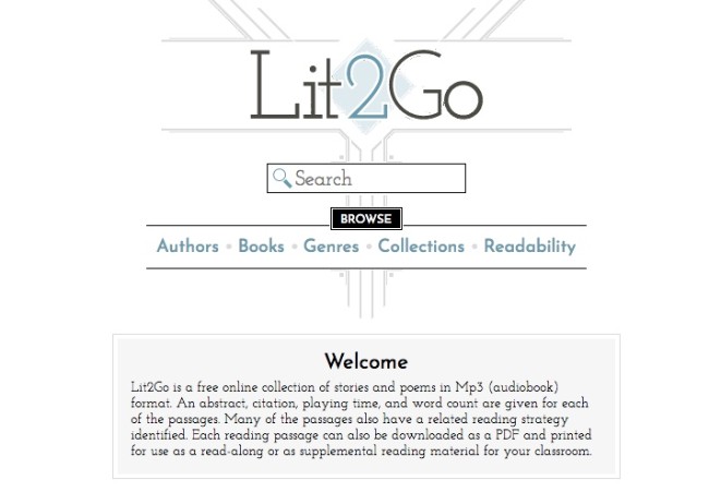 Lit2go основной сайт