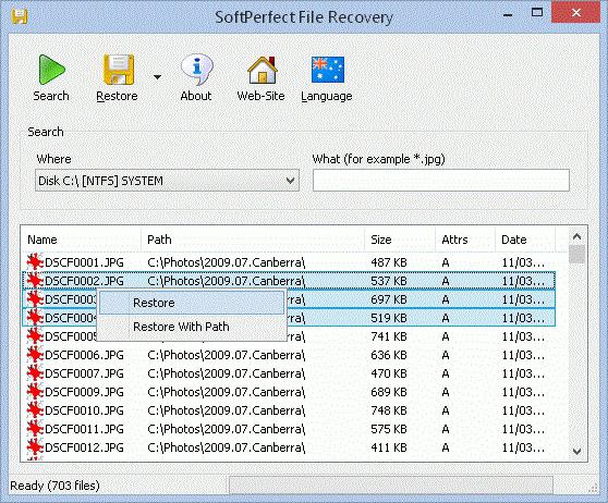 программа восстановление удаленных файлов с жесткого диска 